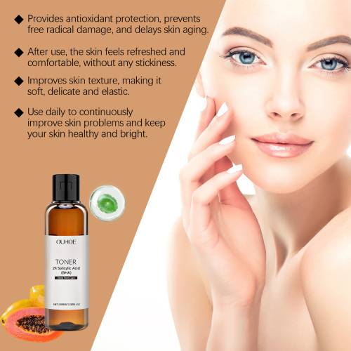 Salicylic Acid Pore Care Toner with Centella & Papaya