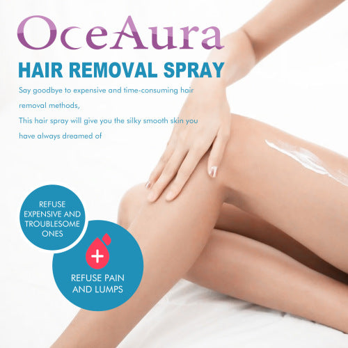 Hair Removal Spray for Underarms, Legs & Arms with Aloe