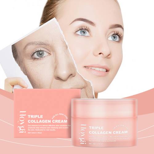 Collagen Moisturizing Face Cream with Shea Butter for Dry Skin