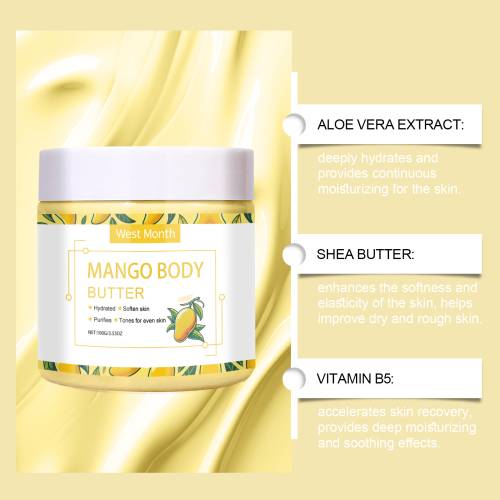 Moisturizing Body Cream with Aloe & Shea Butter for Rough Skin