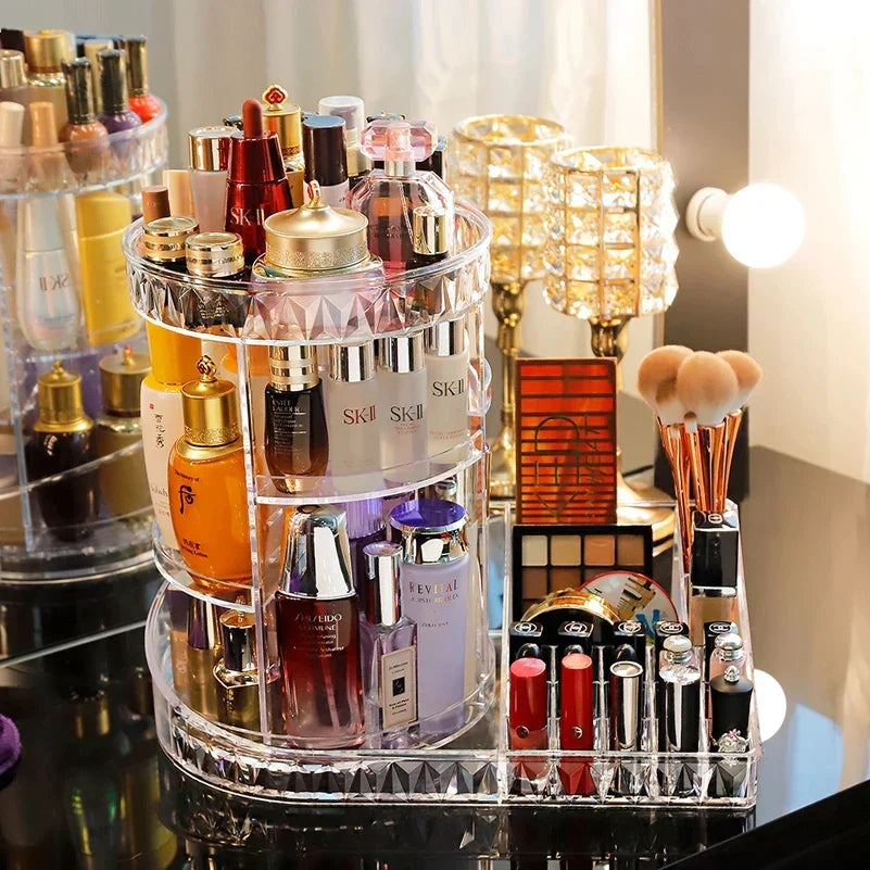 360 Rotating Makeup Beauty Organizer zavevo