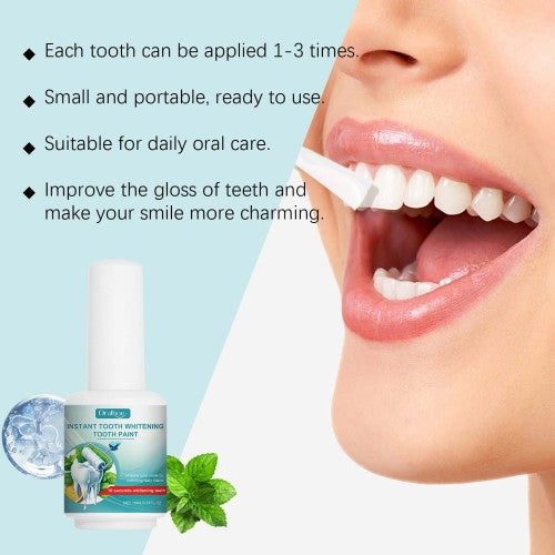 Tooth Stain Removal Paint with Lemon & Mint