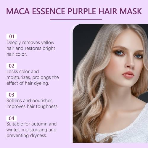 Purple Hair Mask for Dry, Dull Hair