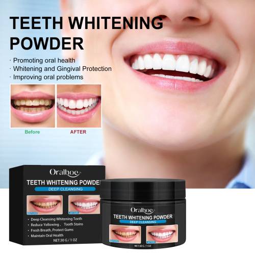 Charcoal Coconut Teeth Whitening Powder