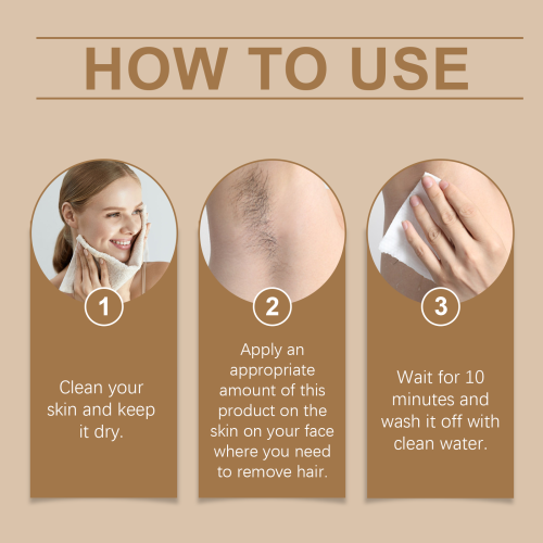 Coconut Facial Hair Removal Cream for Men & Women