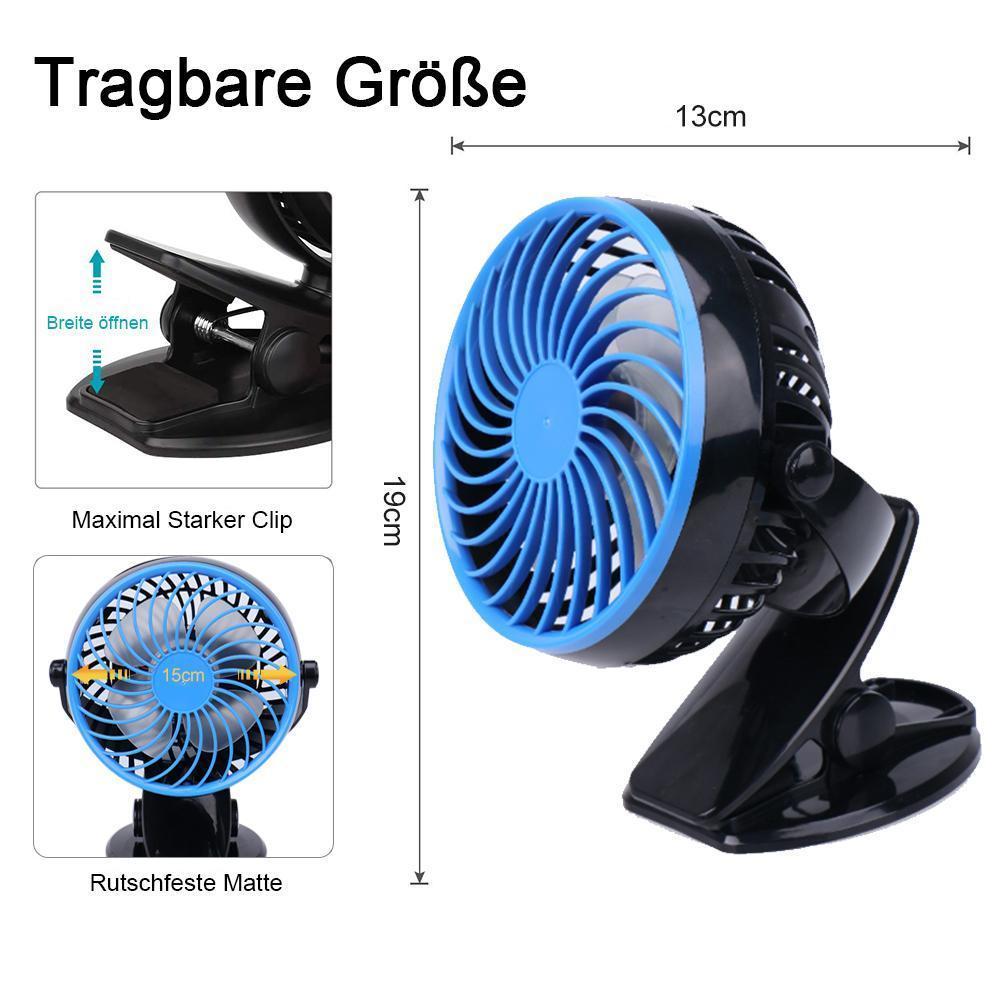 360 ° Portable & Rechargeable Lithium-Ion Fan | zavevo