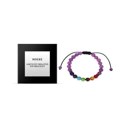 Amethyst & Pink Crystal Bracelet