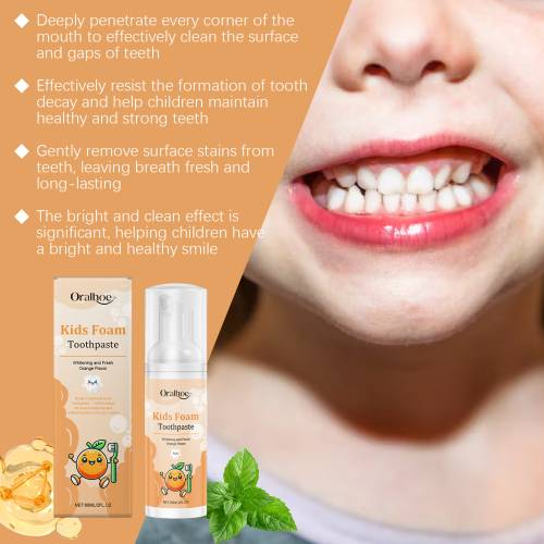 Kids' Foam Toothpaste, Mint