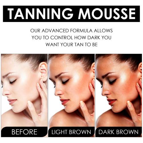 Self-Tanning Mousse with Chamomile & Honeysuckle, 60 ml