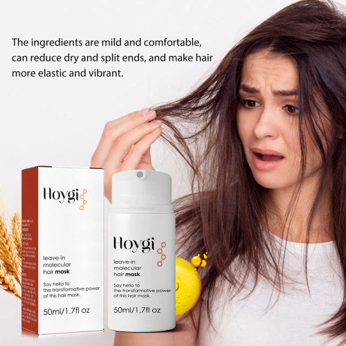 Leave-In Keratin Hair Mask for Damaged Hair