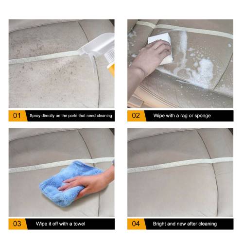 Enzyme Foam Cleaner for Leather Seats