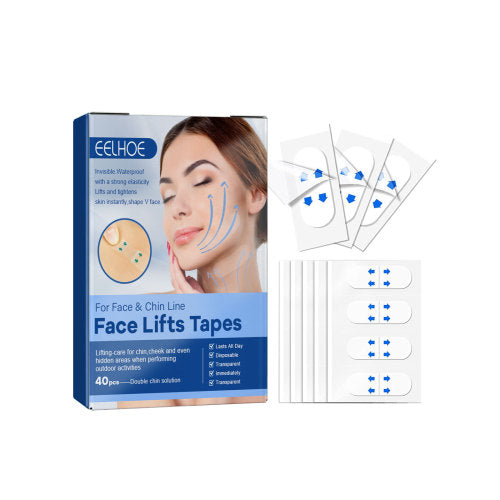 Invisible Face Lift Strips with Collagen