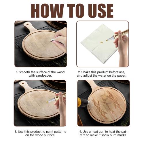 Wood Burning Marker for Coasters