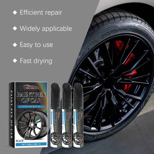 Black Wheel Scratch Repair Pen