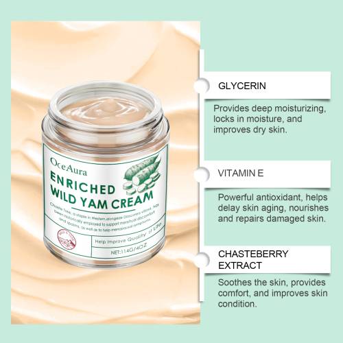 Wild Yam Body Moisturizer, Nourishing Cream