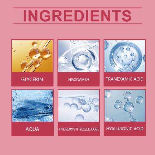 Tranexamic Acid & Hyaluronic Acid Brightening Essence, Pink