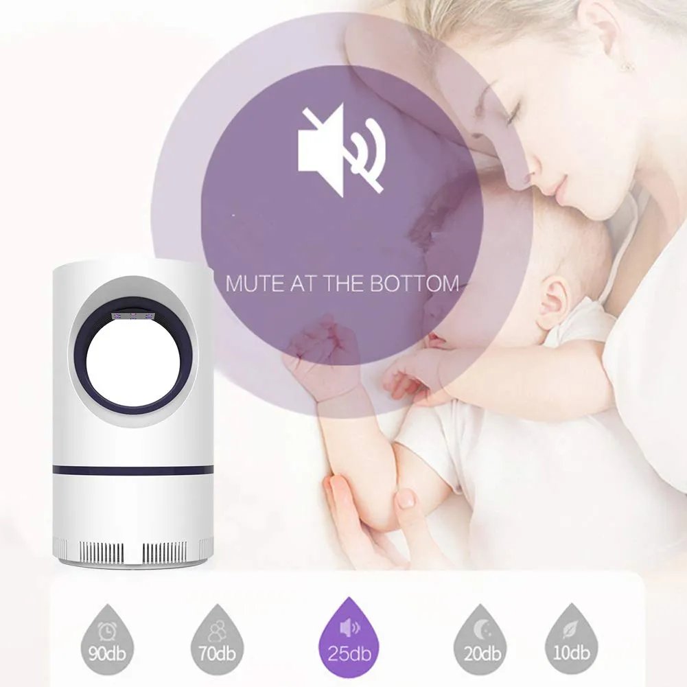 Chemical-Free UV Mosquito Killer Trap - Safe and Silent Pest Control for Your Home