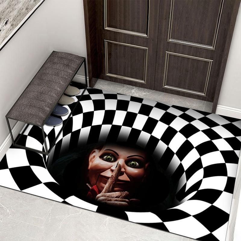 (Halloween Promotion) Clown Trap Visibility Rug for Halloween | zavevo