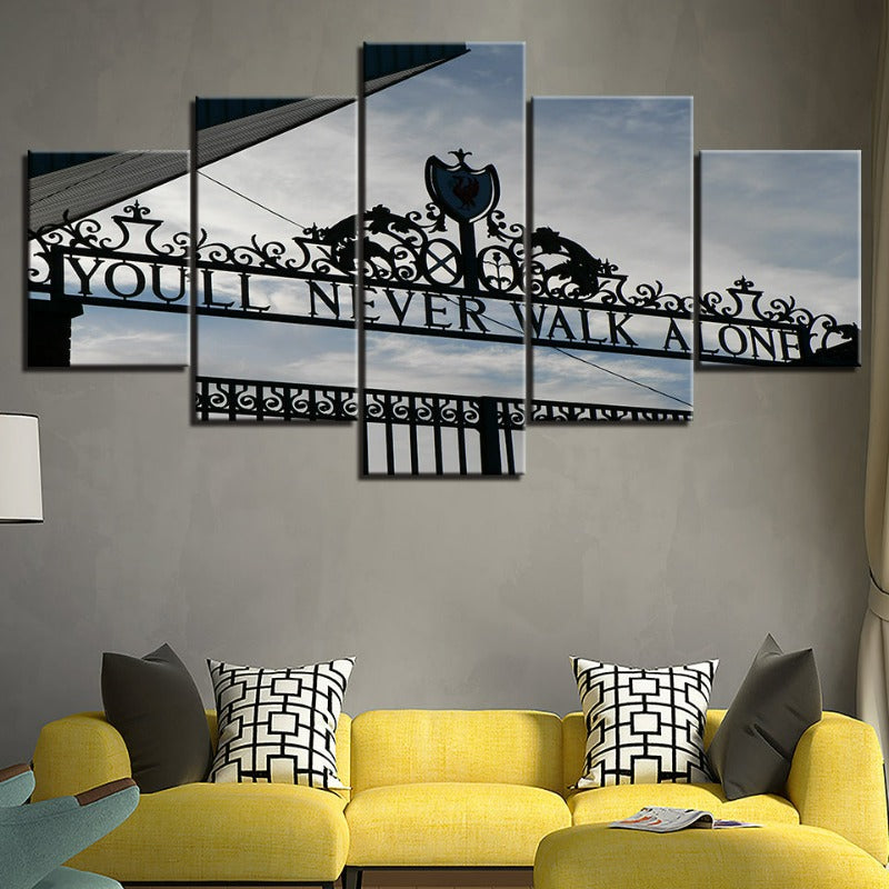 "You'll Never Walk Alone Again" 5 Piece - Canvas Wall Art Painting | zavevo