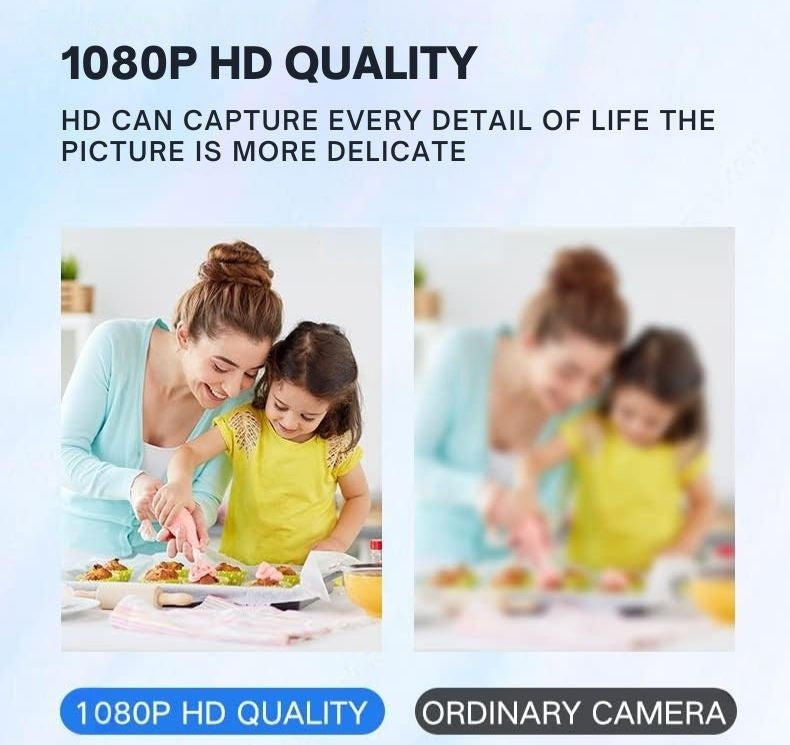 zavevo | 1080P Wireless WiFi Security Camera | Weather-Resistant, App-Controlled & Ideal for Indoor and Outdoor Surveillance | Small Closed Circuit Camera