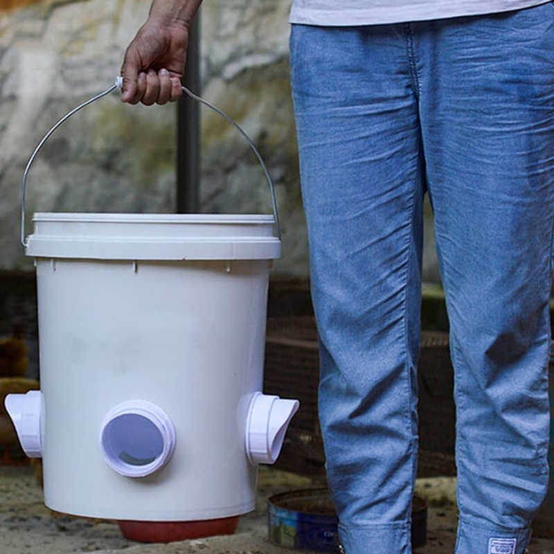 | DIY Chicken Feeder