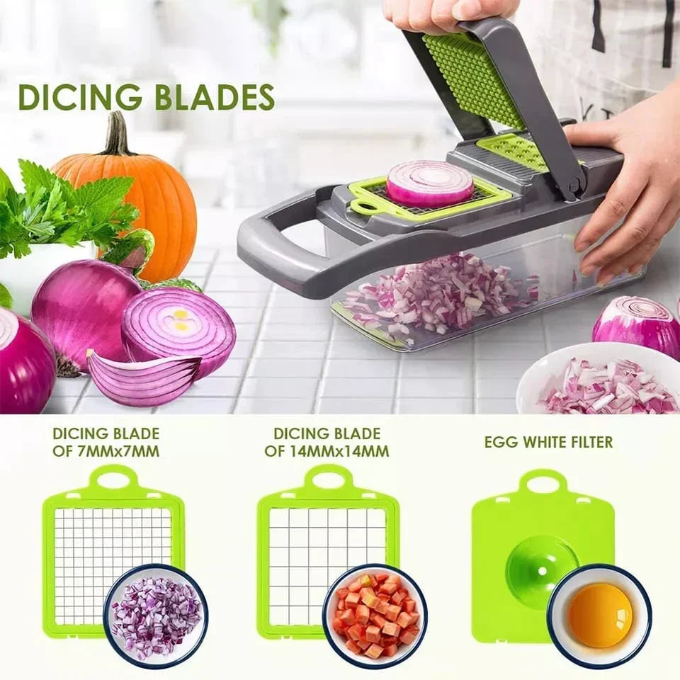 12 in 1 Vegetable Cutter Slicer Grater Chopper zavevo