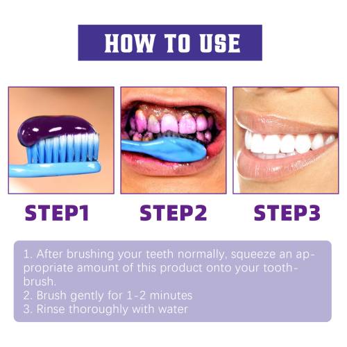 Purple Whitening Toothpaste, Gentle