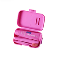 Portable Travel Toothbrush Set with Foldable Handle, Soft Spiral Bristles