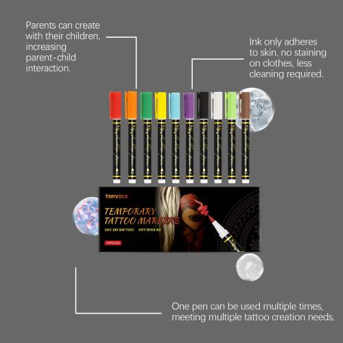 Temporary Tattoo Paint Pens