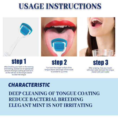 Tongue Cleaning Gel with Brush