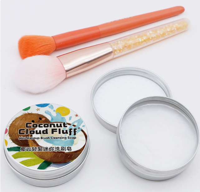 Makeup Brush Cleaning Soap Bar for Brushes & Sponges, Travel Size