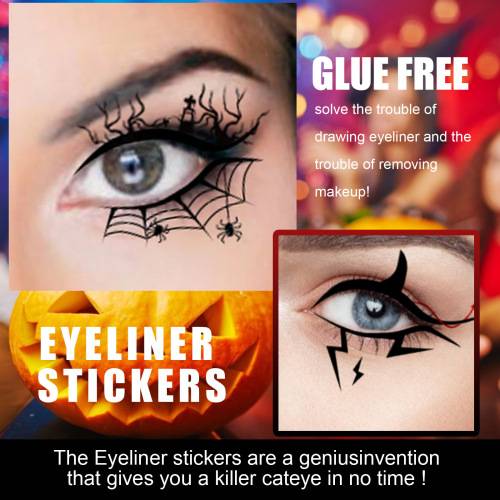 Halloween Eyeliner Stickers