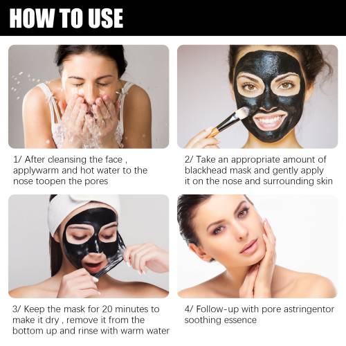 Charcoal Peel-Off Blackhead Mask with Witch Hazel