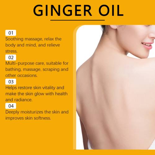 Ginger Body Massage Oil with Vitamin E