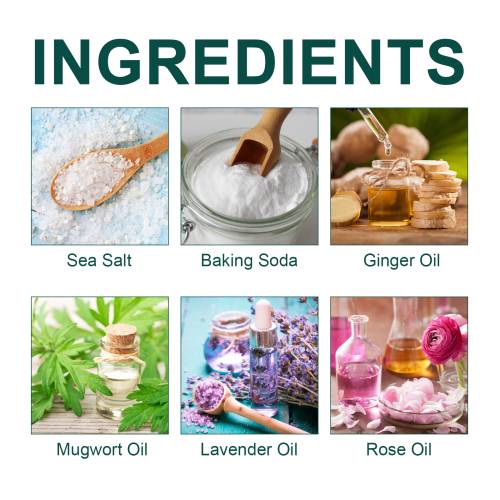 Ginger Sea Salt Foot Bath Balls