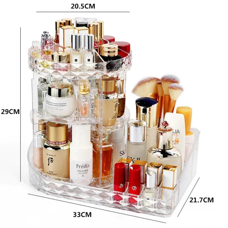 360 Rotating Makeup Beauty Organizer zavevo