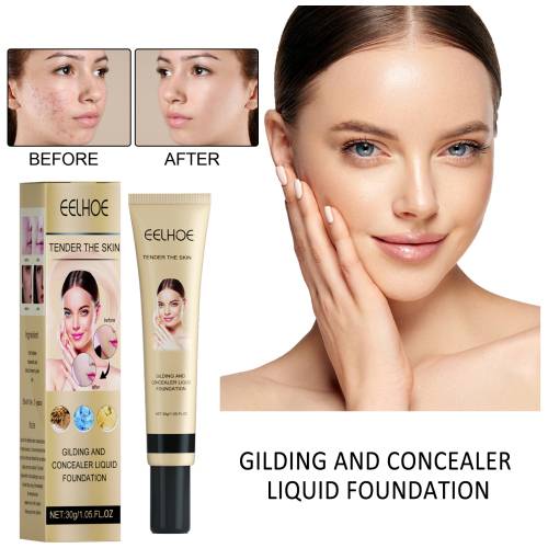 Concealing Liquid Foundation with Oat Peptides