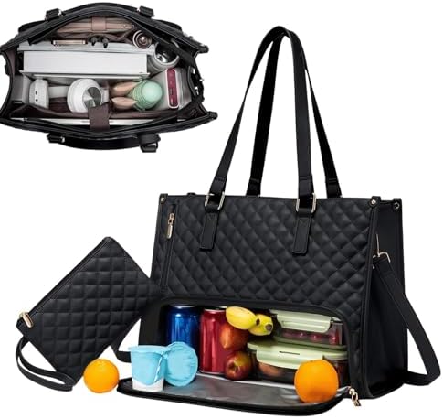 2-in-1 Insulated Lunch & Laptop Tote for Work & Travel | zavevo