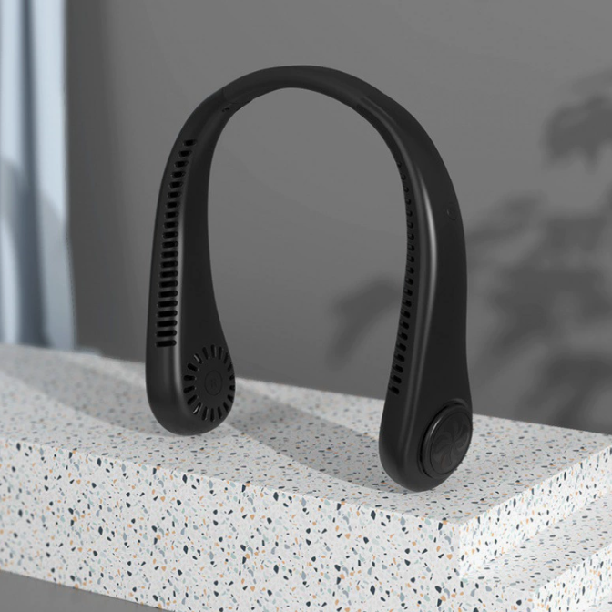 Bladeless USB Neck Fan, Quiet Hands-Free Portable Fan