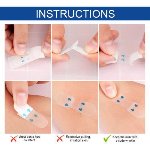 Invisible Face Lift Strips with Collagen