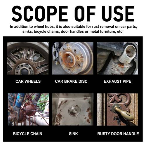 Wheel Rust Removal Spray, Brightening