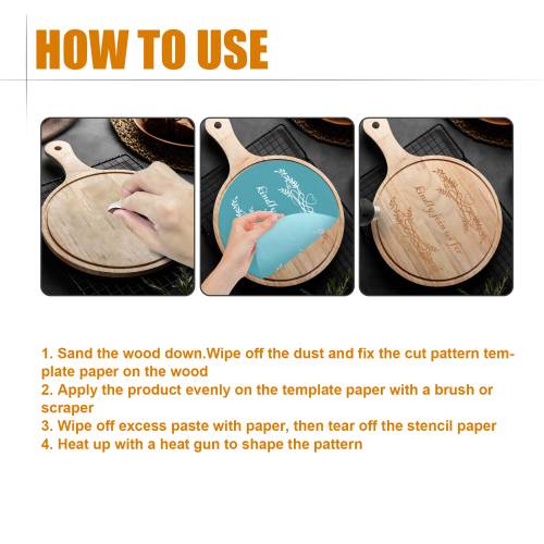 Wood Burning Paste for Outdoor Crafts
