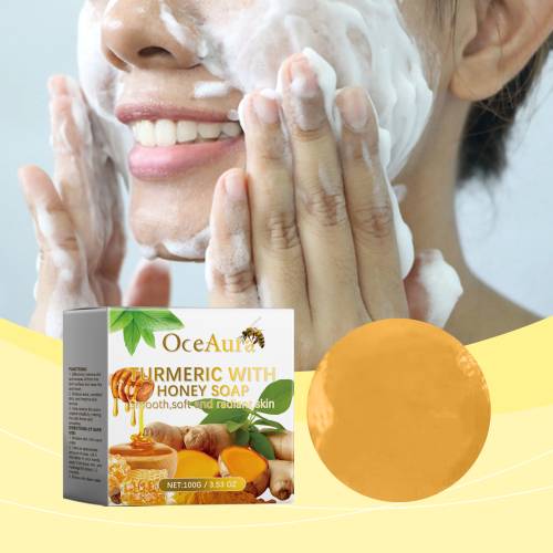 Honey Turmeric Face Soap, Gentle Daily Cleansing Bar