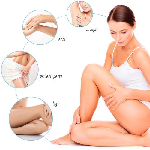 Gentle Hair Removal Spray with Allantoin & Rosemary