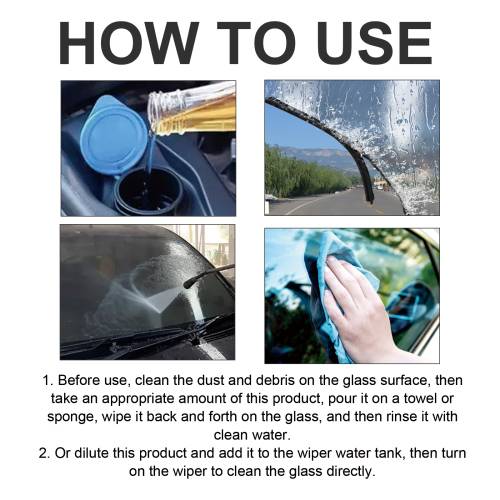 Heavy-Duty Glass Oil Film Remover