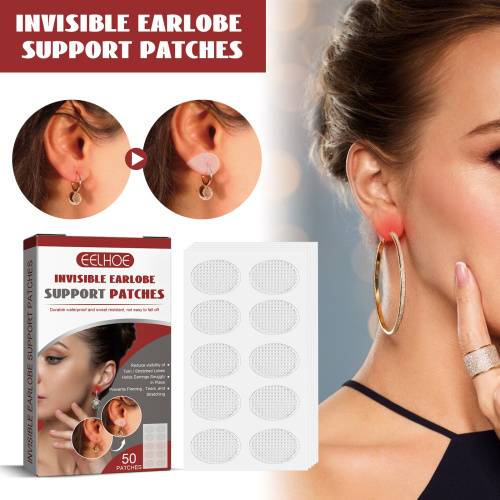 Invisible Earlobe Support Patches