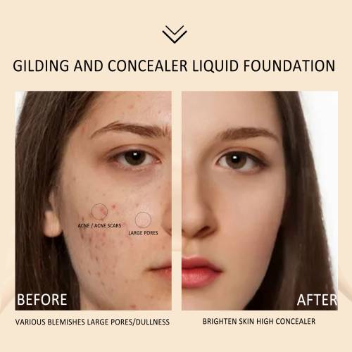 Concealing Liquid Foundation with Oat Peptides