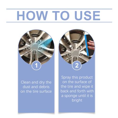 Tire Shine Spray, Long-Lasting