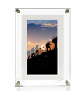 Acrylic Digital Picture Frame, Vertical Photo & Video Display