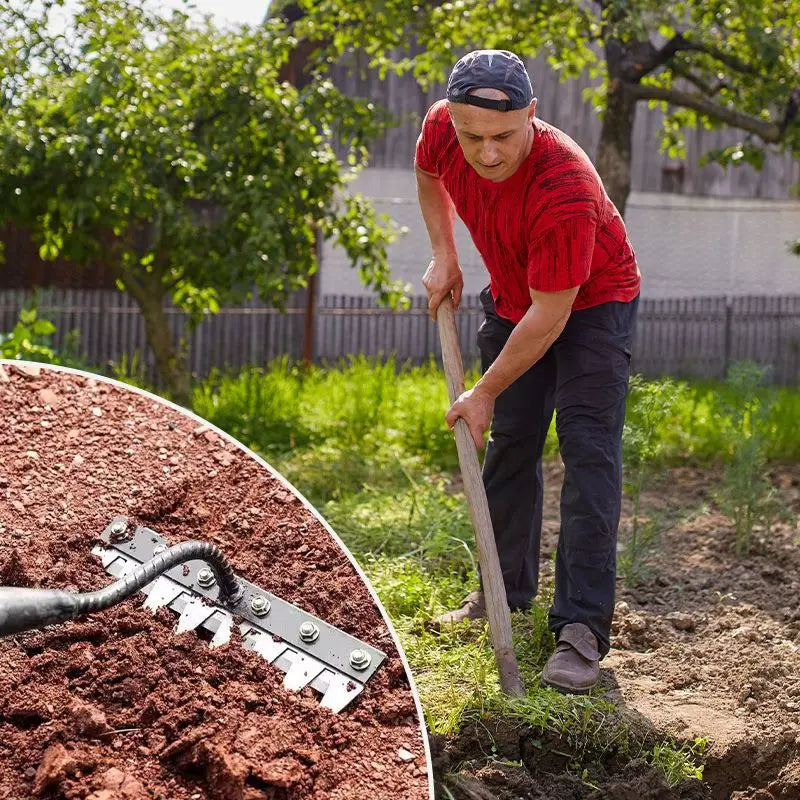 zavevo® Iron Weeding Rake